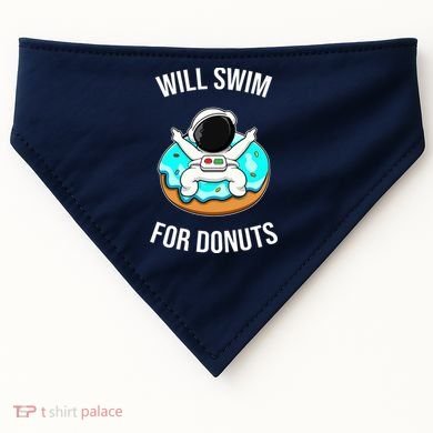 Will Swim For Donuts USA-Made Doggie Bandana