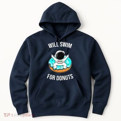 Will Swim For Donuts Hoodie