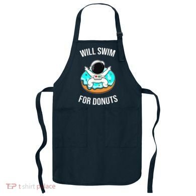 Will Swim For Donuts Apron