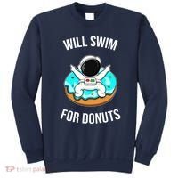 Will Swim For Donuts Sweatshirt thumb 0