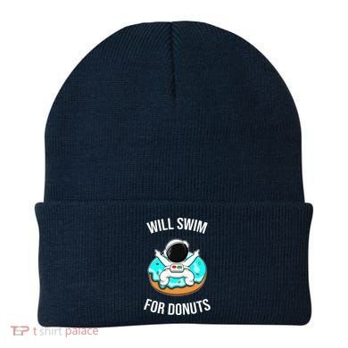 Will Swim For Donuts Beanie