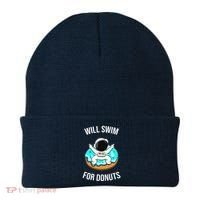 Will Swim For Donuts Beanie thumb 0