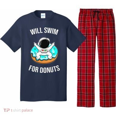 Will Swim For Donuts Pajama Set