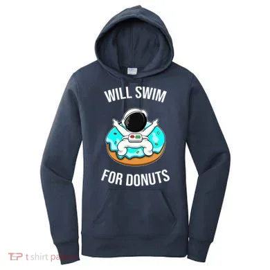 Will Swim For Donuts Women's Hoodie