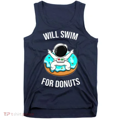 Will Swim For Donuts Tank Top