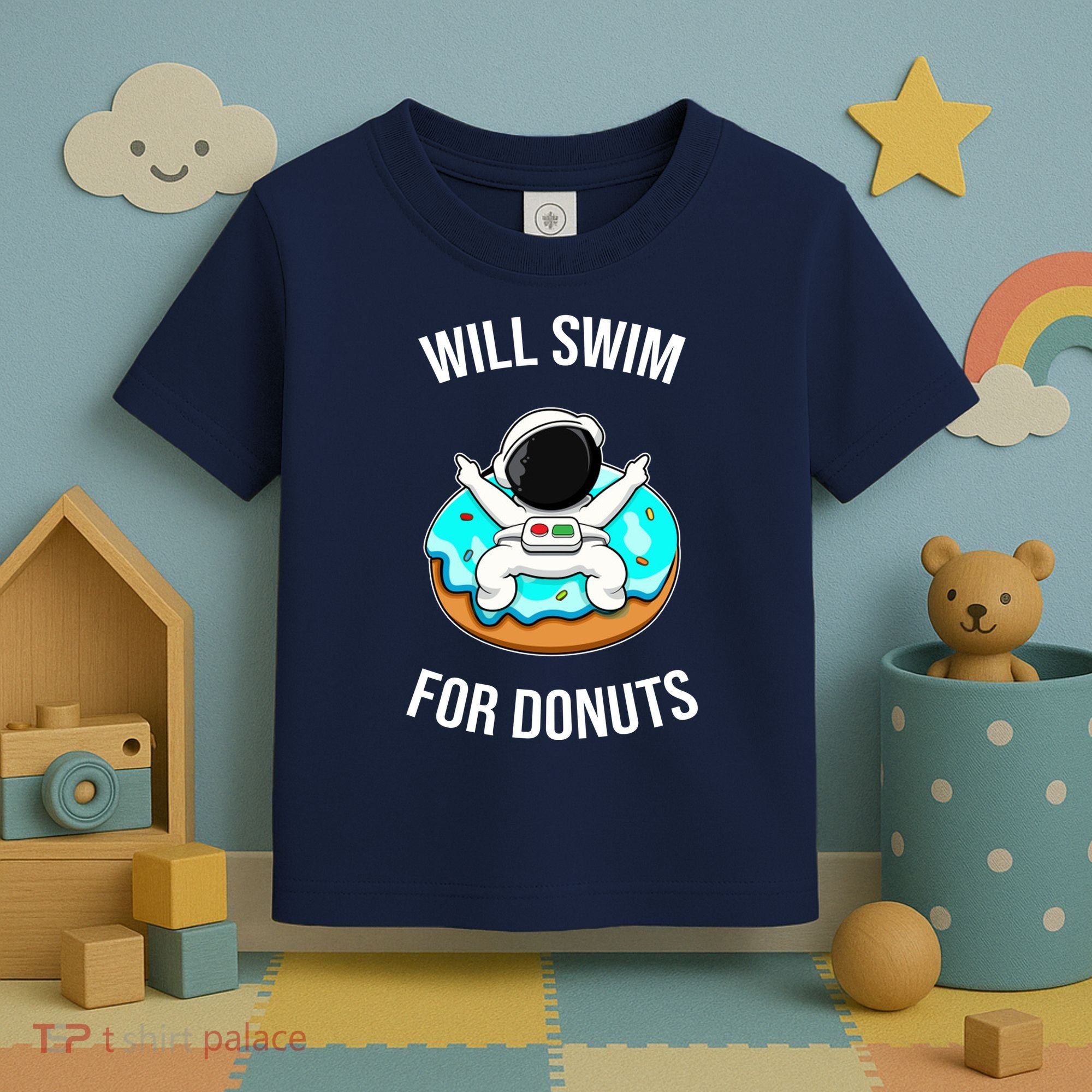 Will Swim For Donuts Toddler T-Shirt