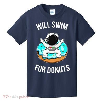 Will Swim For Donuts Kids T-Shirt