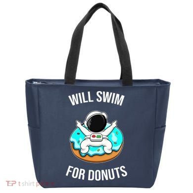 Will Swim For Donuts Tote Bag