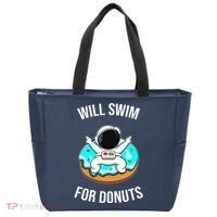 Will Swim For Donuts Tote Bag thumb 0