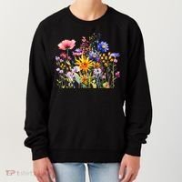 Wildflower Summer Flowers Blooming Floral Graphic Women's Sweatshirt thumb 0