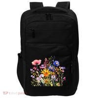 Wildflower Summer Flowers Blooming Floral Graphic Impact Tech Backpack thumb 0