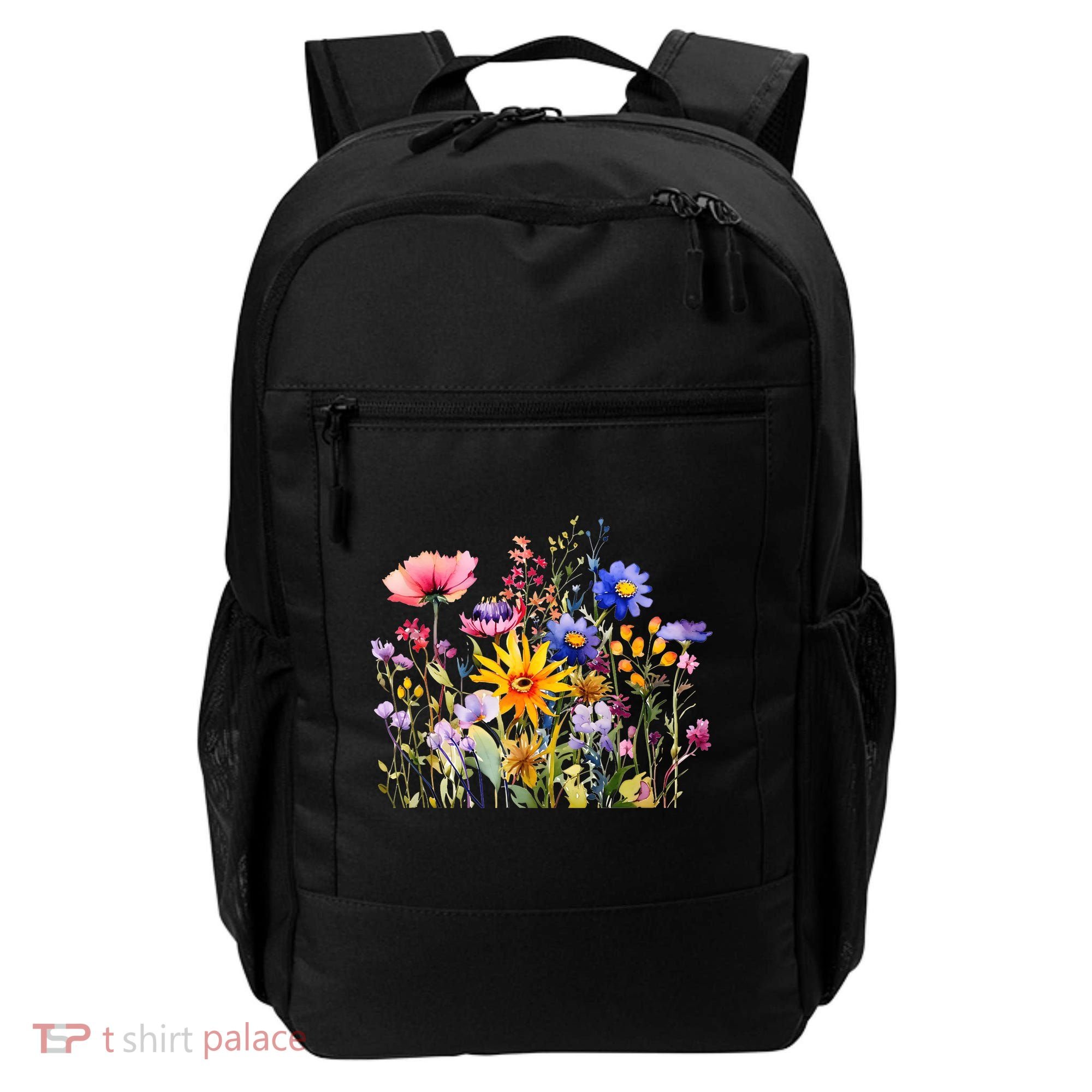 Wildflower Summer Flowers Blooming Floral Graphic Backpack