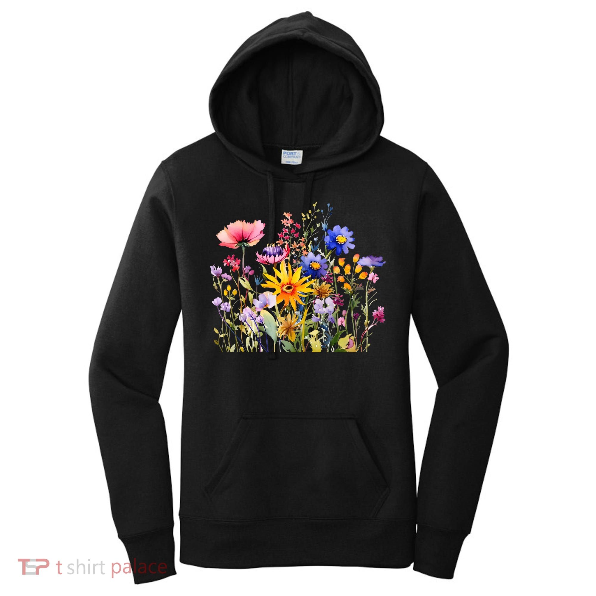 Wildflower Summer Flowers Blooming Floral Graphic Women's Hoodie