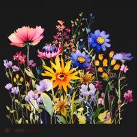 Wildflower Summer Flowers Blooming Floral Graphic Women's Hoodie thumb 2