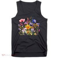Wildflower Summer Flowers Blooming Floral Graphic Tank Top thumb 0