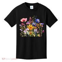 Wildflower Summer Flowers Blooming Floral Graphic Kids T-Shirt thumb 0