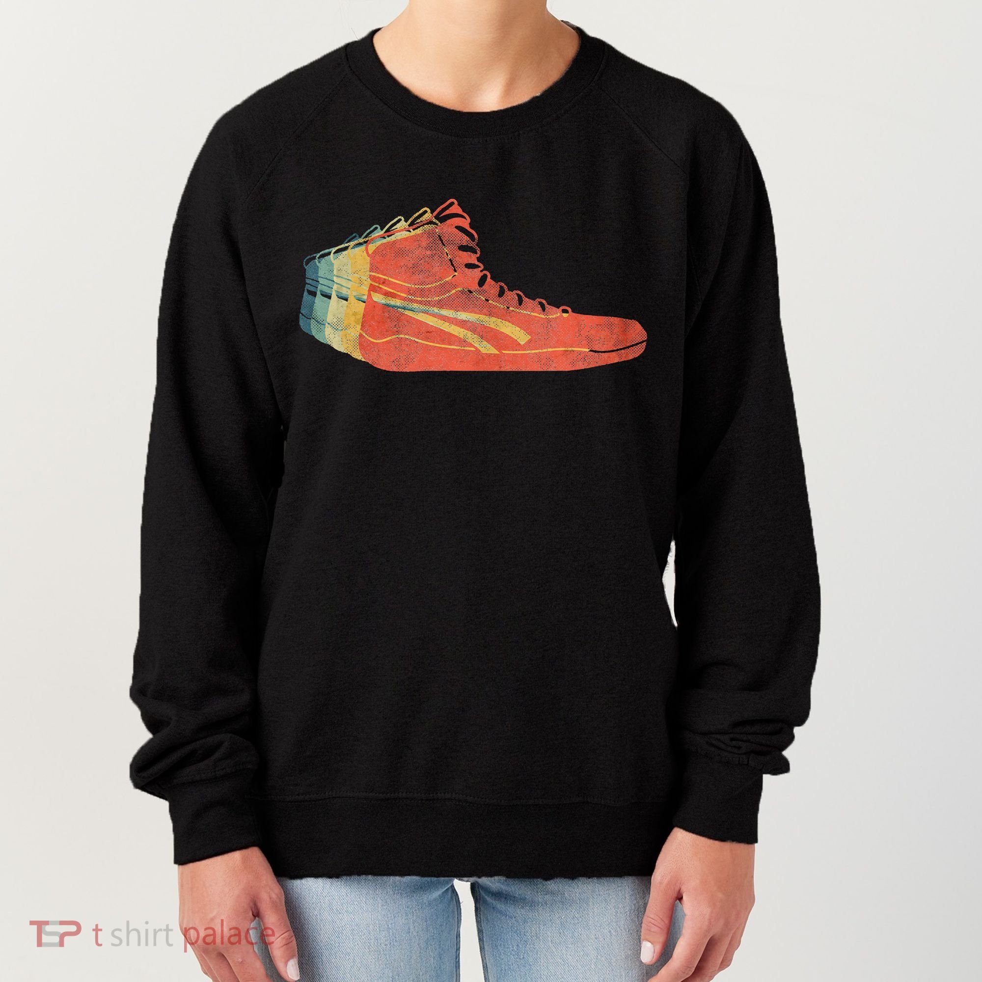 Wrestling Shoe funny sport lover wrestling Women's Sweatshirt