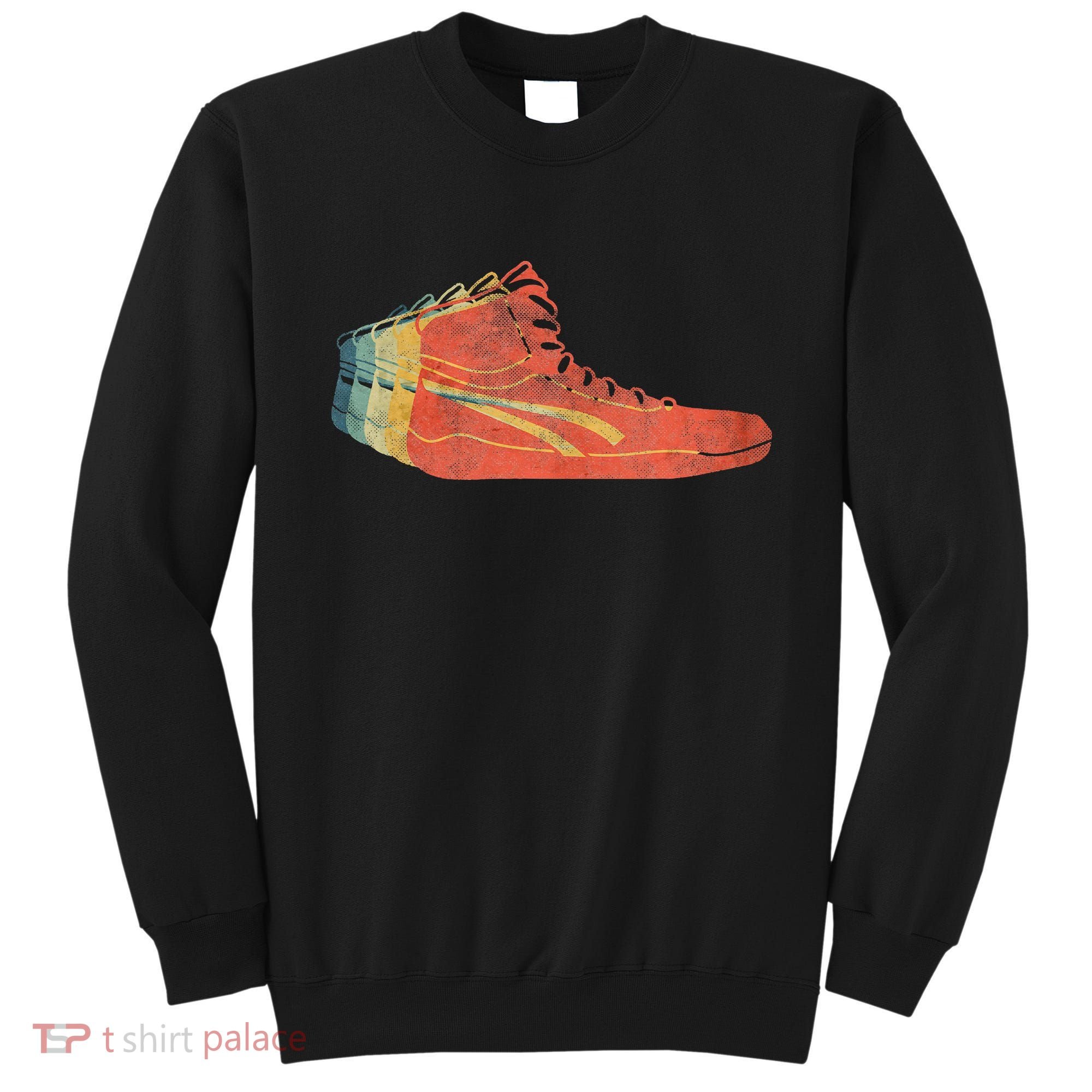 Wrestling Shoe funny sport lover wrestling Sweatshirt