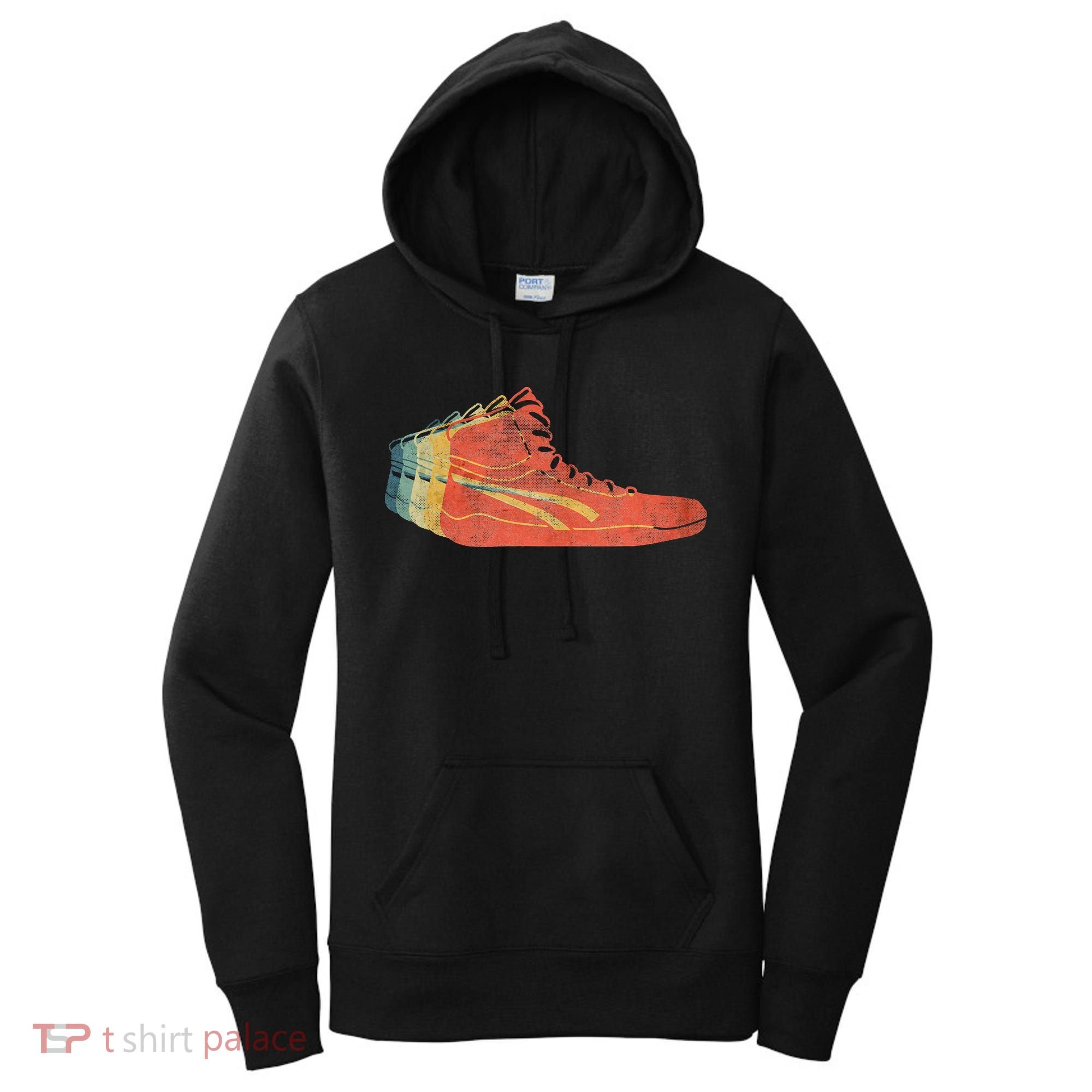 Wrestling Shoe funny sport lover wrestling Women's Hoodie