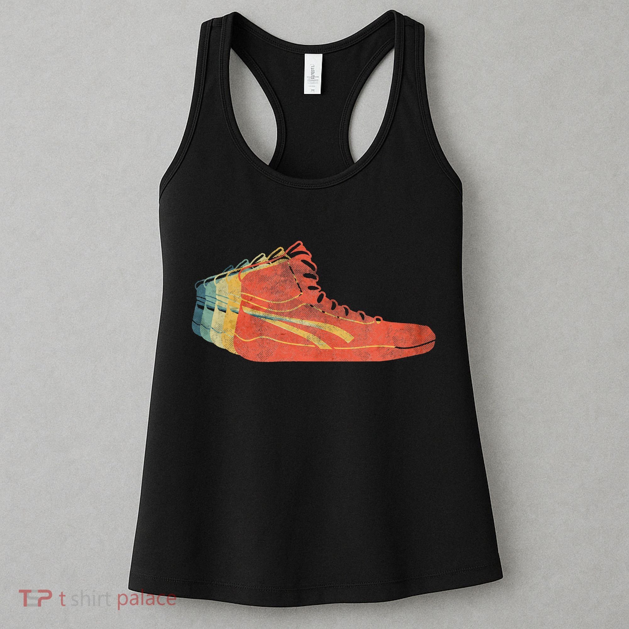 Wrestling Shoe funny sport lover wrestling Women's Tank Top