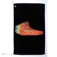 Wrestling Shoe funny sport lover wrestling Golf Towel thumb 0