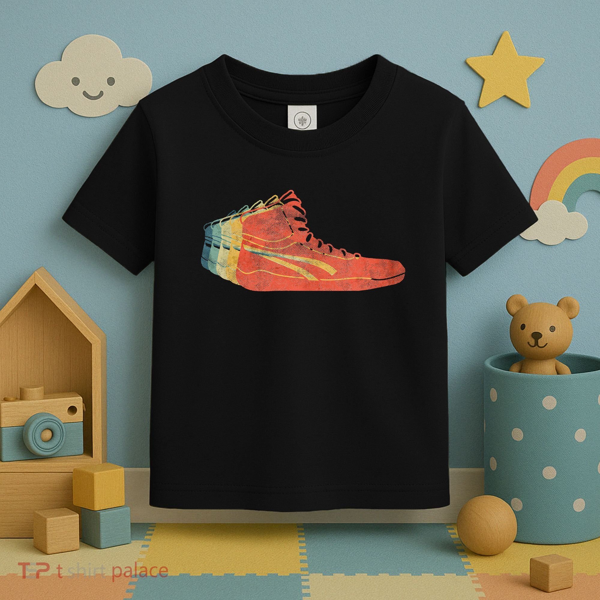 Wrestling Shoe funny sport lover wrestling Toddler T-Shirt