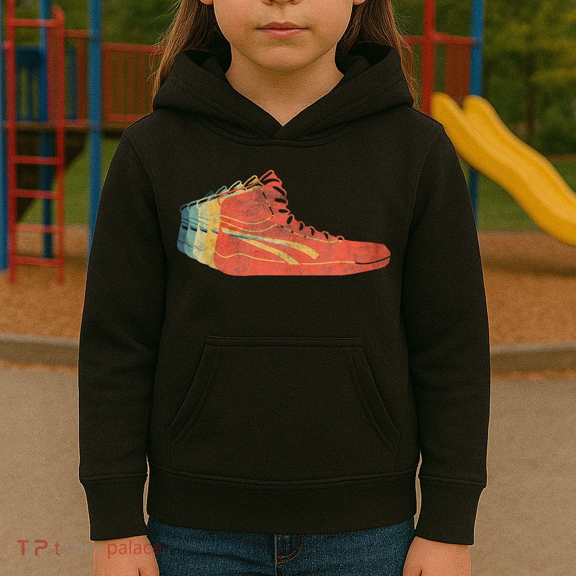 Wrestling Shoe funny sport lover wrestling Kids Hoodie