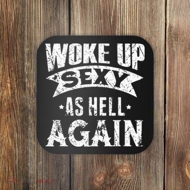 Witch Security Funny Saying Retro Coaster