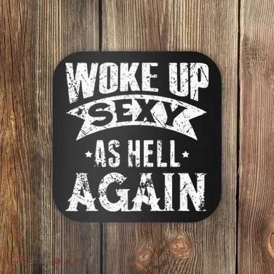 Witch Security Funny Saying Retro Coaster