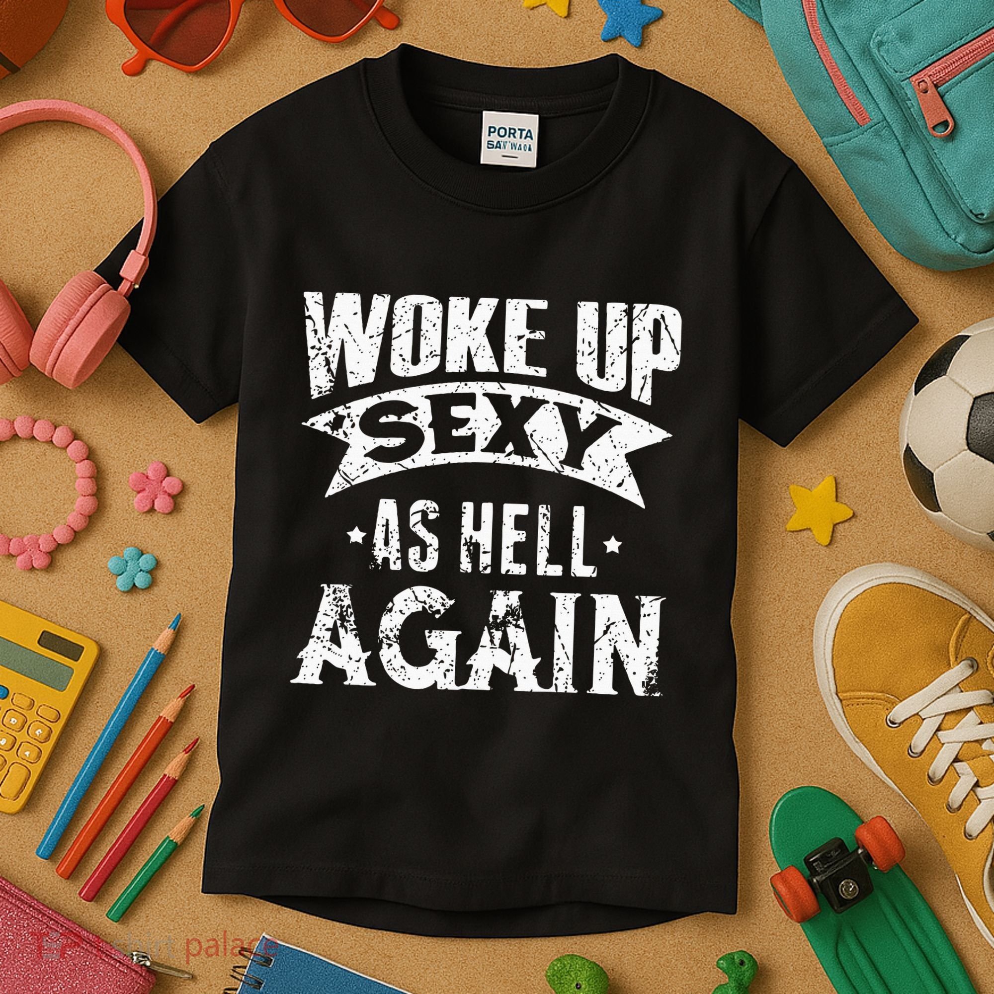 Witch Security Funny Saying Retro Kids T-Shirt