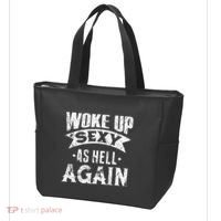 Witch Security Funny Saying Retro Tote Bag thumb 3