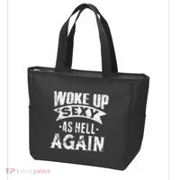 Witch Security Funny Saying Retro Tote Bag thumb 3