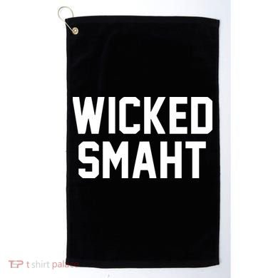 Wicked Smaht Funny Golf Towel