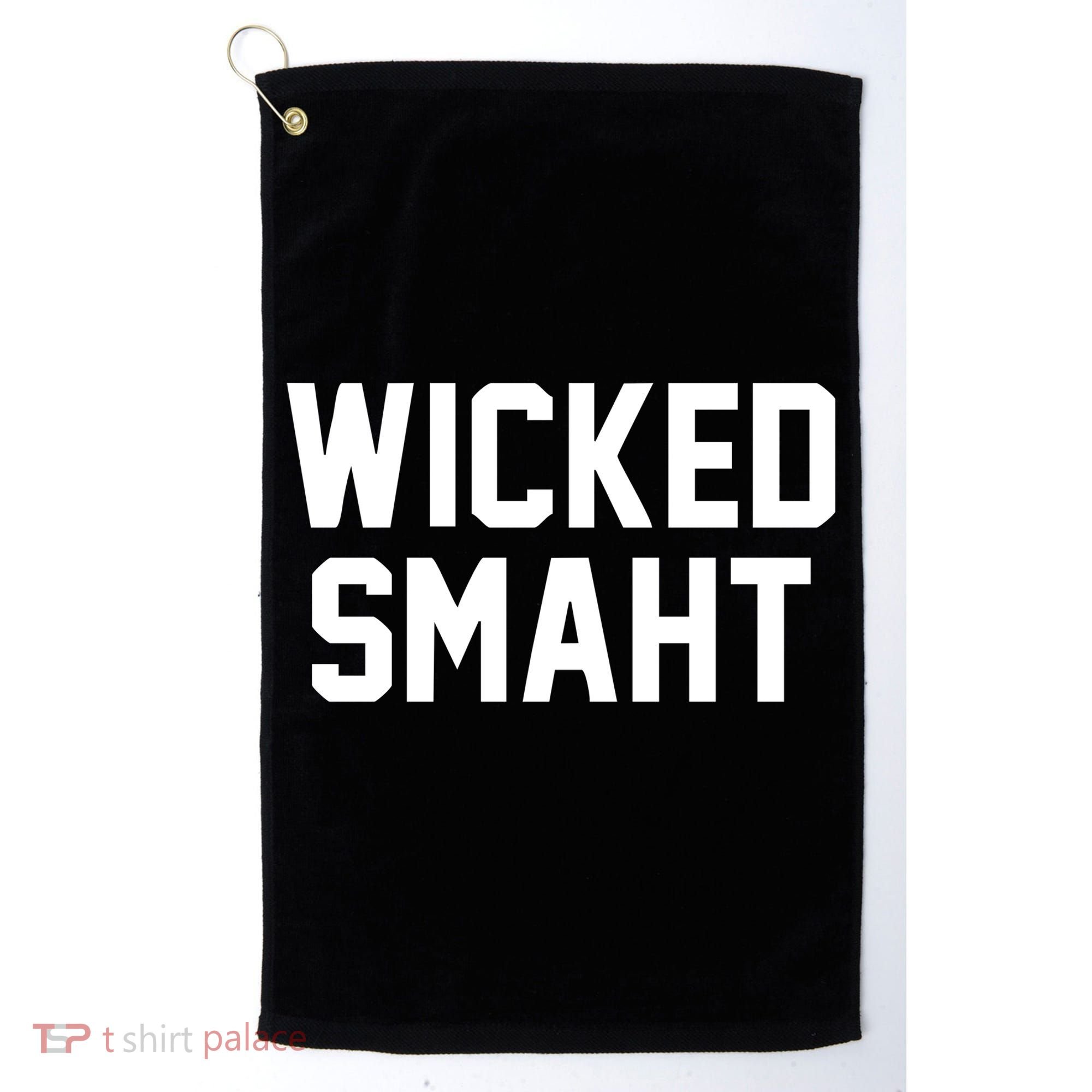 Wicked Smaht Funny Golf Towel