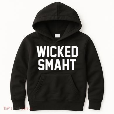 Wicked Smaht Funny Kids Hoodie