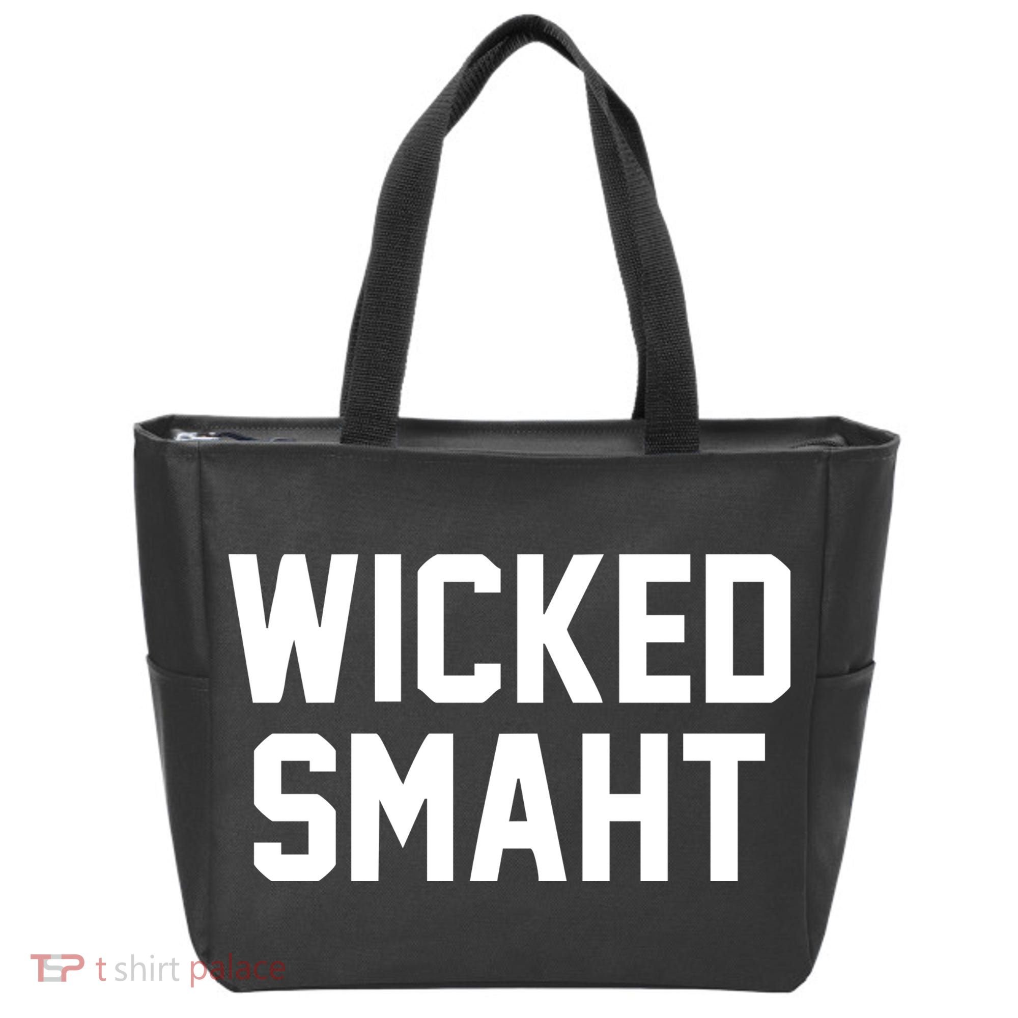 Wicked Smaht Funny Tote Bag