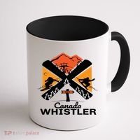 Whistler Ski Funny Gift Skiing And Snowboard Accessories Coffee Mug thumb 1