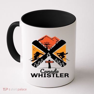 Whistler Ski Funny Gift Skiing And Snowboard Accessories Coffee Mug