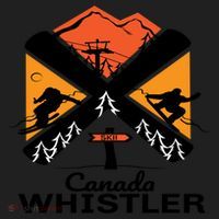 Whistler Ski Funny Gift Skiing And Snowboard Accessories Hat thumb 2