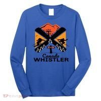 Whistler Ski Funny Gift Skiing And Snowboard Accessories Long Sleeve Shirt thumb 0