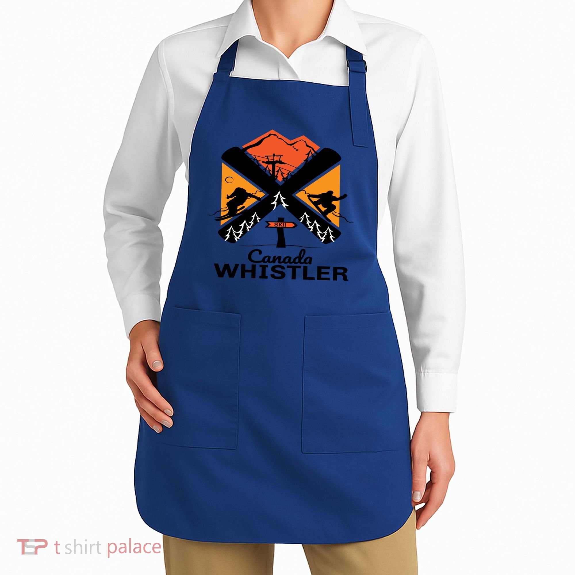 Whistler Ski Funny Gift Skiing And Snowboard Accessories Apron