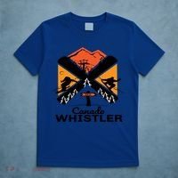 Whistler Ski Funny Gift Skiing And Snowboard Accessories T-Shirt thumb 5
