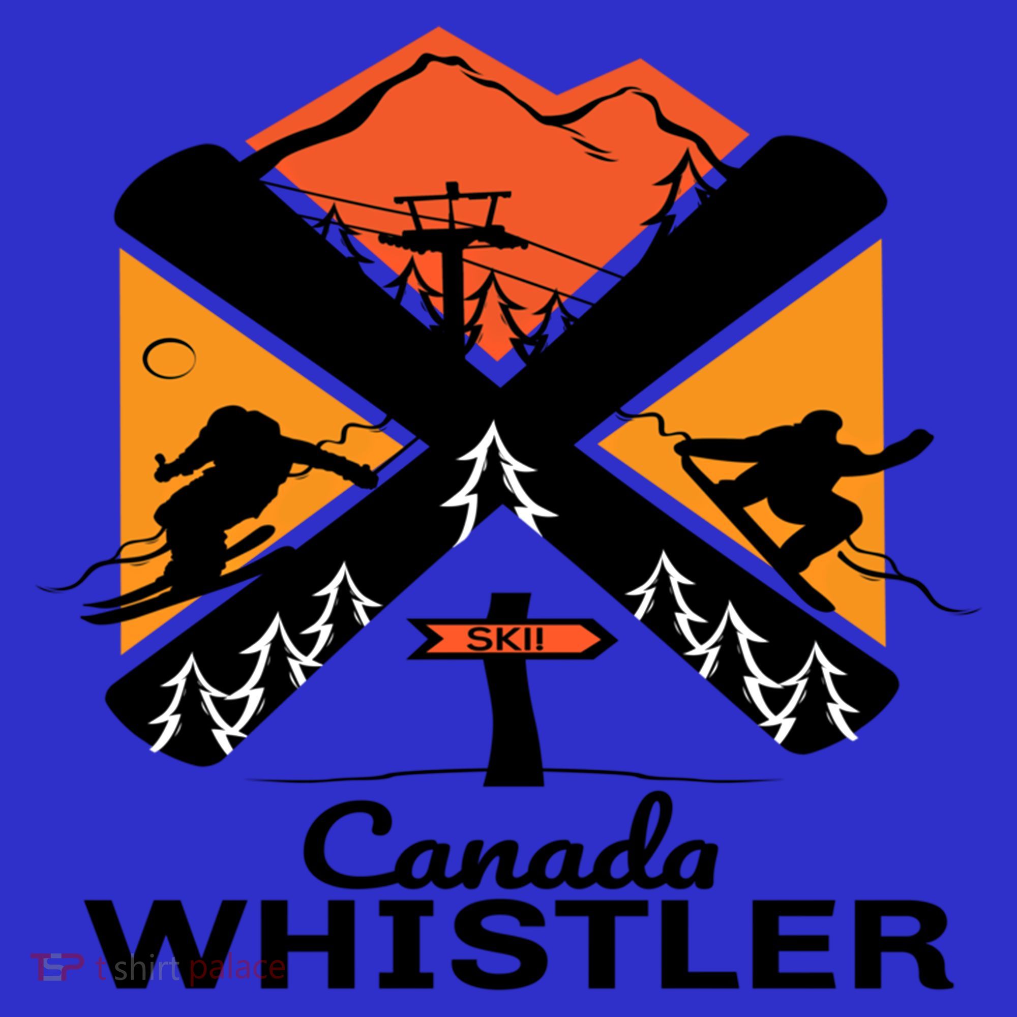 Whistler Ski Funny Gift Skiing And Snowboard Accessories Women's Tank Top