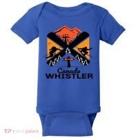 Whistler Ski Funny Gift Skiing And Snowboard Accessories Baby Bodysuit thumb 0