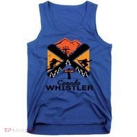Whistler Ski Funny Gift Skiing And Snowboard Accessories Tank Top thumb 0