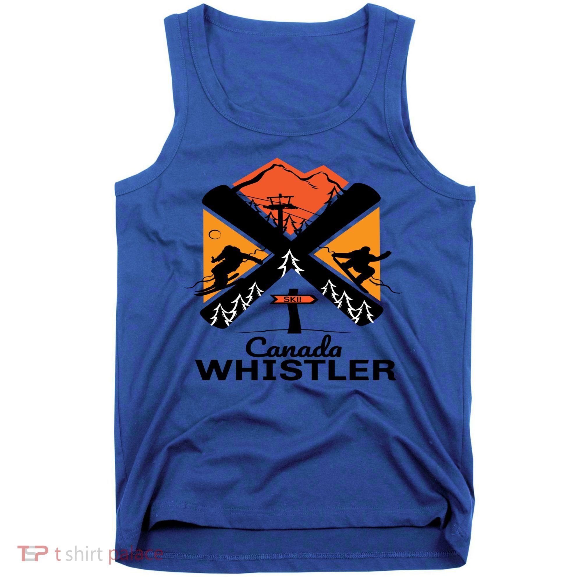 Whistler Ski Funny Gift Skiing And Snowboard Accessories Tank Top