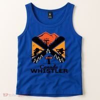 Whistler Ski Funny Gift Skiing And Snowboard Accessories Tank Top thumb 2
