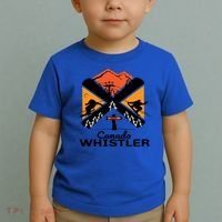 Whistler Ski Funny Gift Skiing And Snowboard Accessories Toddler T-Shirt thumb 2