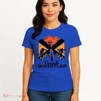 Whistler Ski Funny Gift Skiing And Snowboard Accessories Women's T-Shirt thumb 4