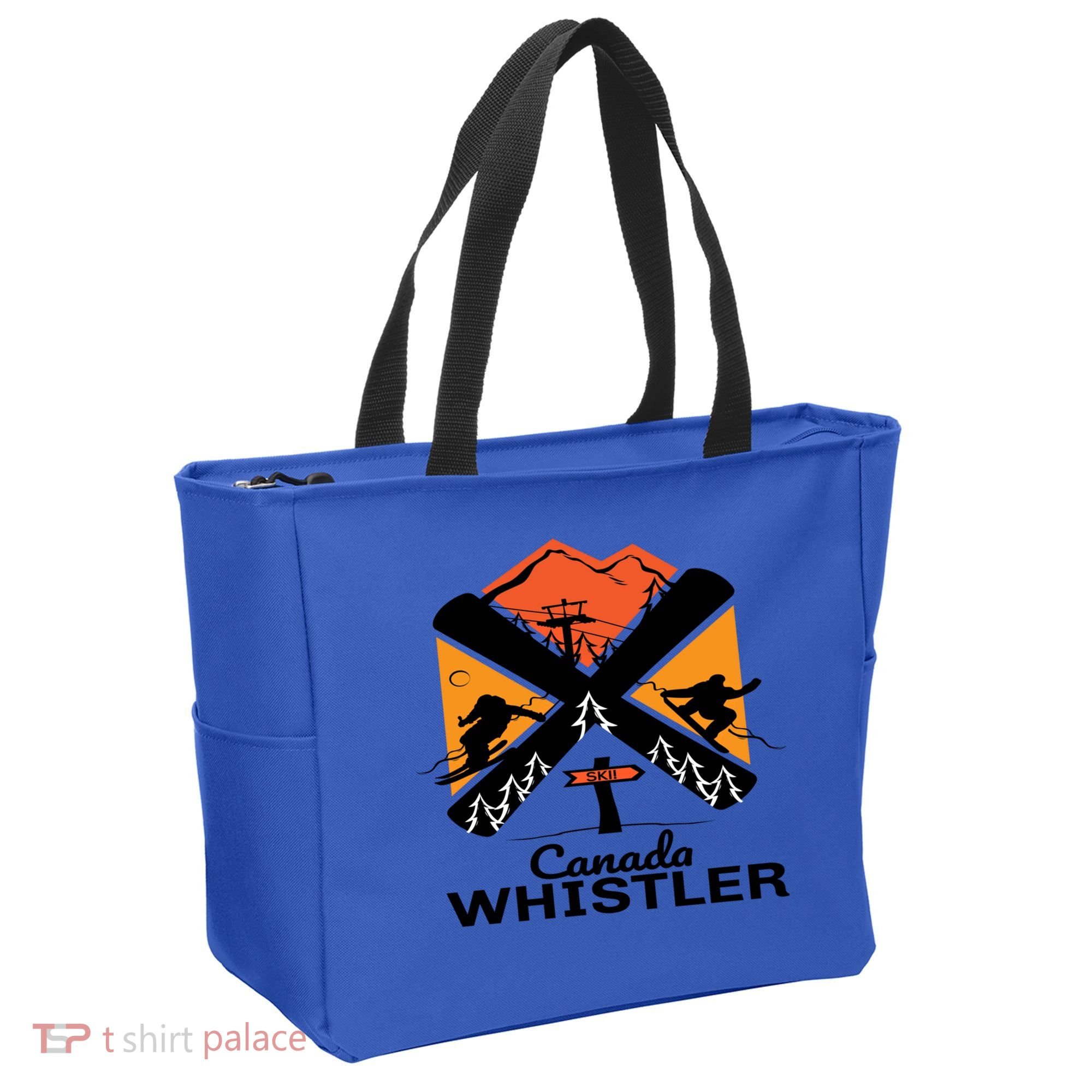 Whistler Ski Funny Gift Skiing And Snowboard Accessories Tote Bag